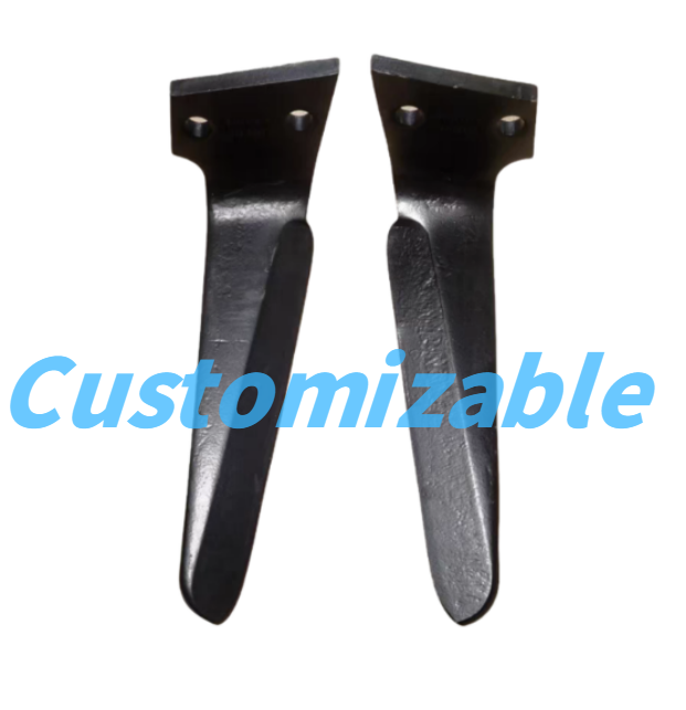 Power-driven harrow tines